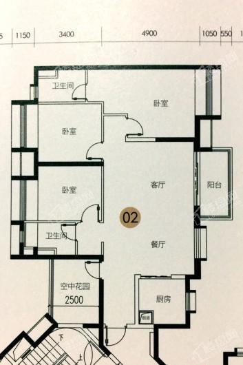 保利天寰户型图