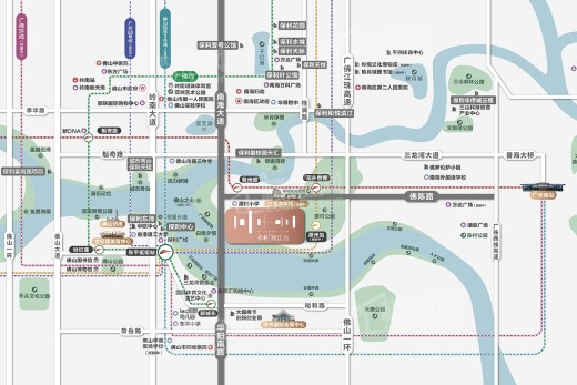 保利阅江台位置图