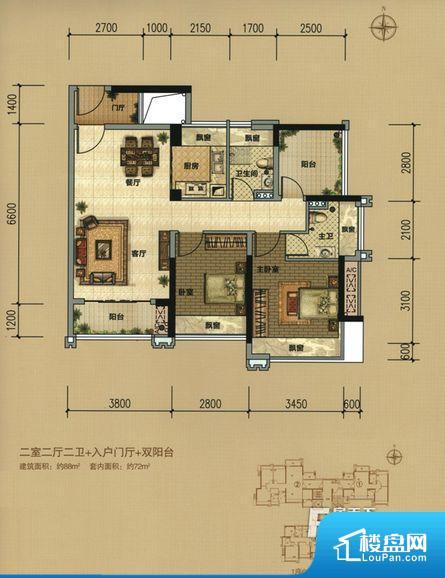 滨江1号户型图